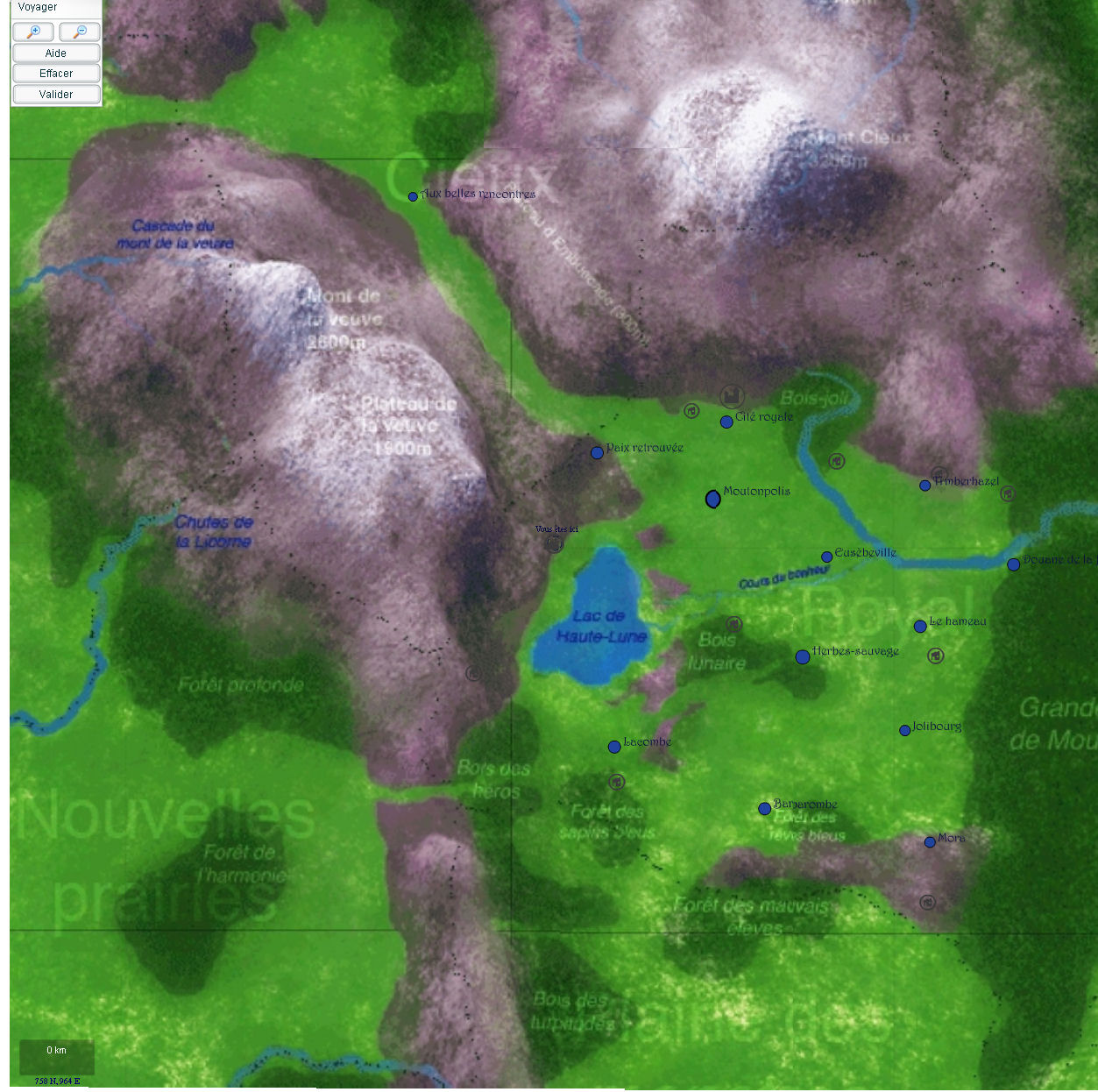 [Map of Moutonking Kingdom, 7 times magnification]