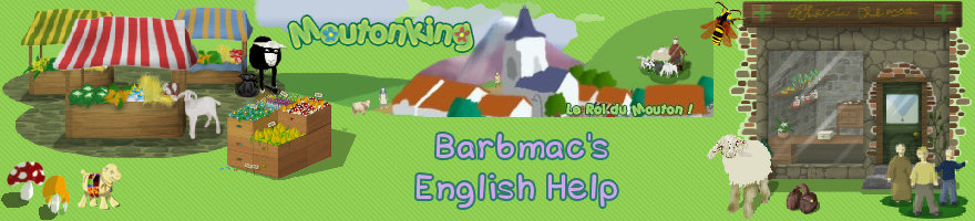 [Barbmac's English Help]