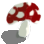 [red/white mushroom]